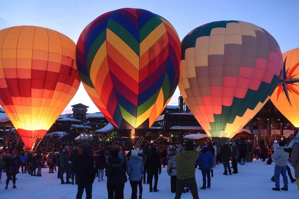 PHOTOS Hot air balloons and fireworks illuminate Steamboat Resort
